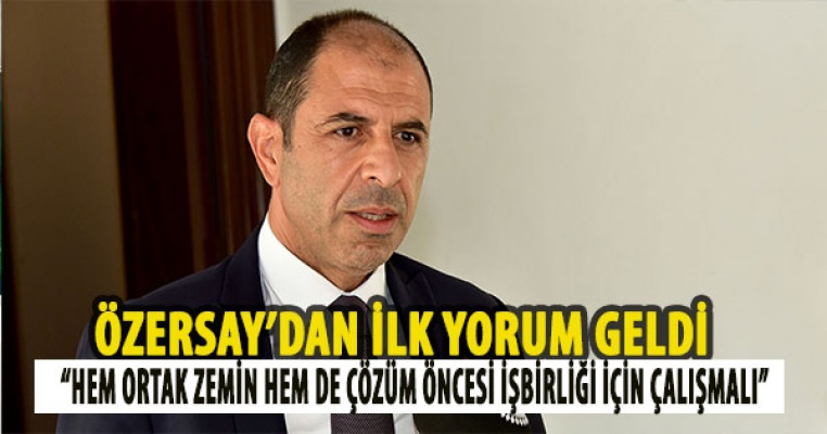 Özersay: “Önemli Olan Temsilcinin Görev Yönergesi”