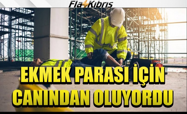 Girne'de iş kazası