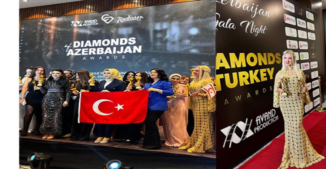 Ayşe Karaca, Azerbaycan'dan ödül aldı