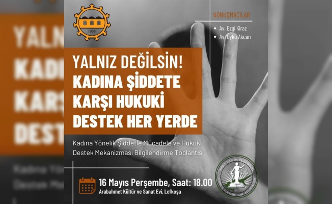 “Kadına Yönelik Şiddetle Mücadele" toplantısı Lefkoşa'da gerçekleşecek