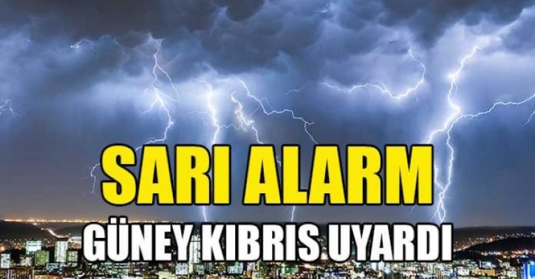 Güney’de sağanak ve dolu için sarı uyarı!