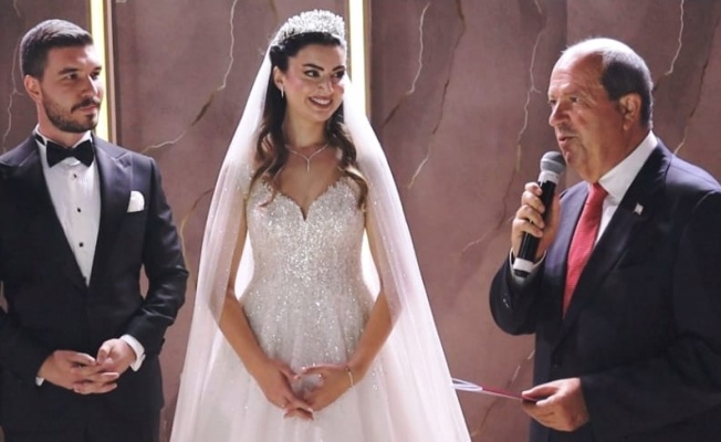 Cumhurbaşkanı Tatar, Erdem'in kızının düğününe katıldı, nikah şahitliği yaptı