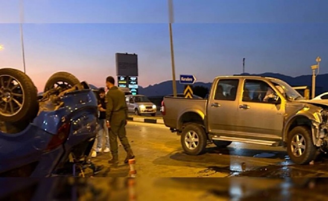 Gazimağusa-Lefkoşa ana yolunda kaza: 3 yaralı