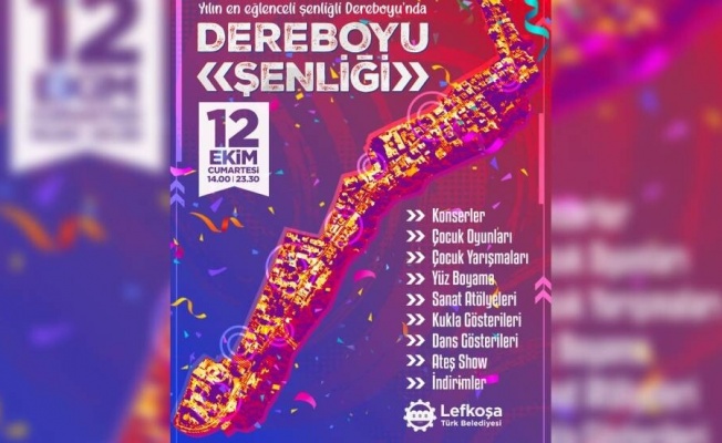 Lefkoşa'da Dereboyu Şenliği coşkusu