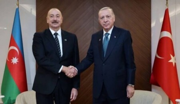 Erdoğan, Aliyev ile görüştü