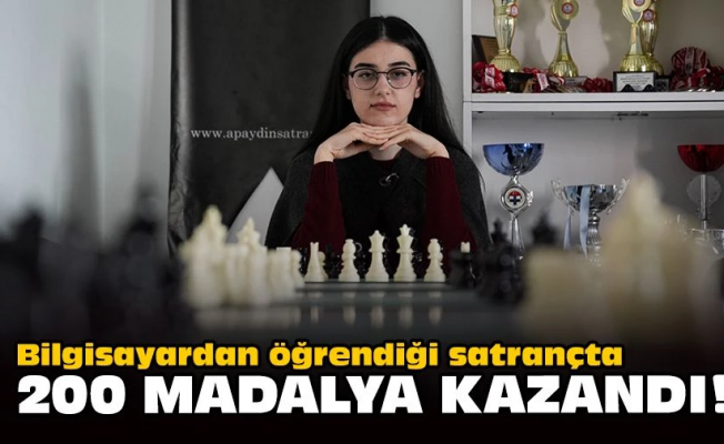 4 yaşında bilgisayardan öğrendiği satrançta 200 madalya kazandı