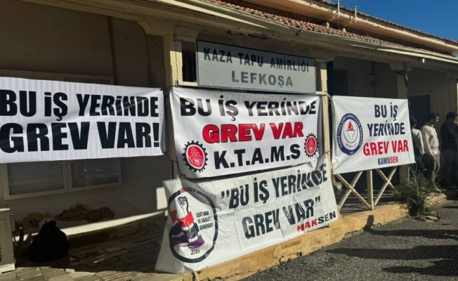 Lefkoşa Kaza Tapu Amirliği'ndeki grev askıya alındı