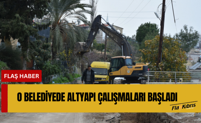 Başpınar’daki Kana ve Kelebek sokaklarında çalışmalar başladı