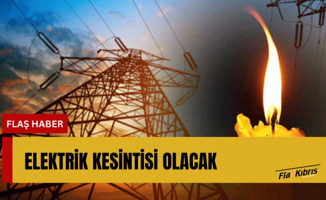 Bugün elektrik kesintisi var