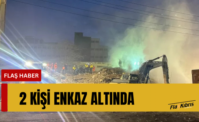 Konya'da bina çöktü: Üç kişi sağ kurtarıldı