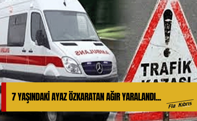 Alsancak’ta 7 yaşındaki çocuğa araba çarptı