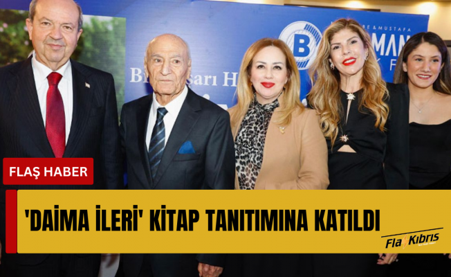 Cumhurbaşkanı Tatar, Başman’ın hayatının anlatıldığı kitap tanıtımına katıldı