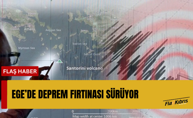 Ege Denizi'nde 5.0 büyüklüğünde deprem