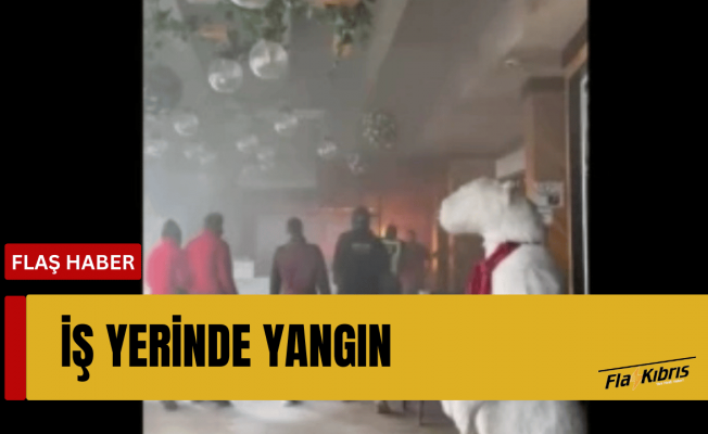 Fritöz içerisindeki yağ aşırı ısındı, yangın meydana geldi