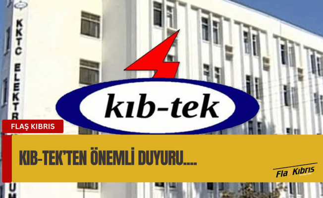 KIB-TEK'ten önemli duyuru...