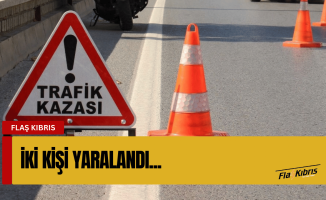 Lapta'da trafik kazası: 2 yaralı