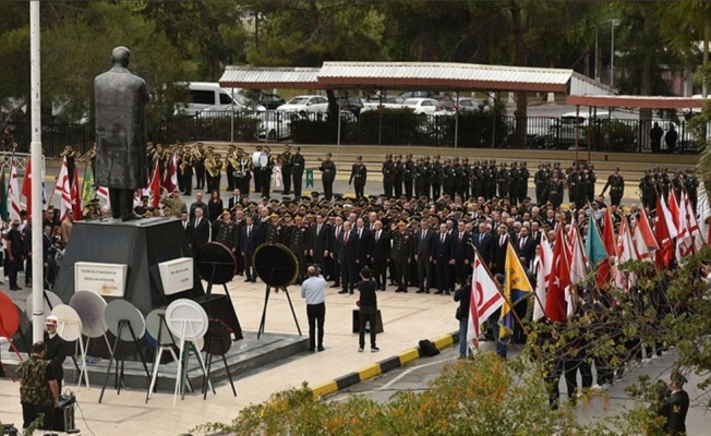 Atatürk, ölümünün 86’ncı yılında KKTC’de törenlerle anılıyor