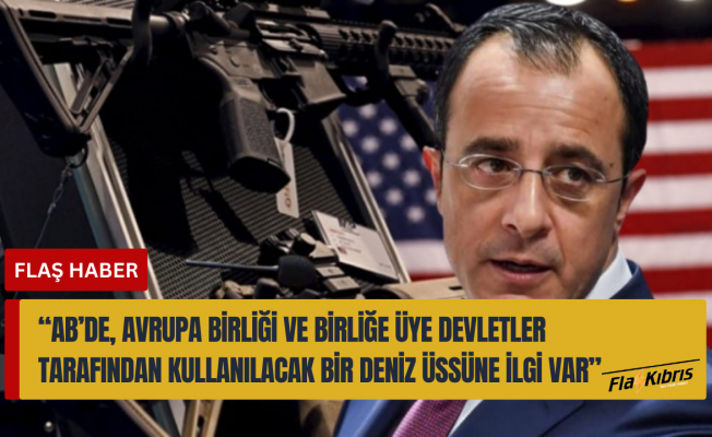 Hristodulidis: Amerika’dan bir grup hava üssünün geliştirilmesi projesi için gelecek