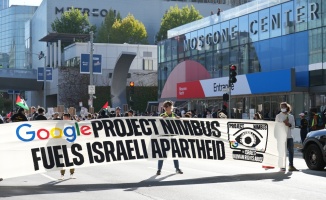 İrlanda'da Google ile İsrail arasında imzalanan "Nimbus Projesi"ne tepki