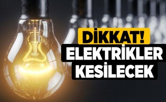 KIB-TEK duyurdu! Tüm ilçelerde arızalı kesinti…