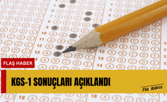 KGS-1 sonuçları açıklandı