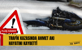 Motosiklet sürücüsü Ahmet Akı hayata veda etti