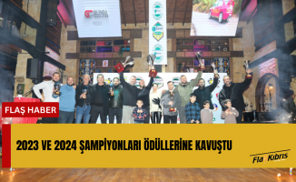 2023 ve 2024 şampiyonları ödüllerine kavuştu