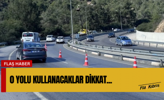 Ciklos Mevkinde sağ şerit trafiğe kapanıyor