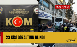 İzmir'de mali suç örgütlerine operasyon