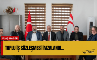 Toplu sözleşme imzalandı...