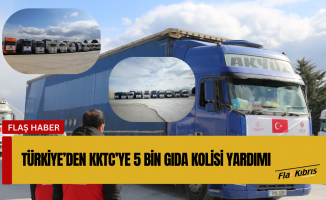 Türkiye’den KKTC’ye 5 bin gıda kolisi yardımı