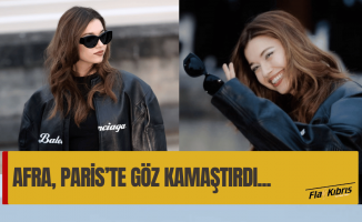 Afra Saraçoğlu Paris Moda Haftası'nda!