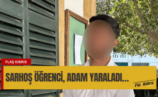 Sarhoş öğrenci, adam yaraladı