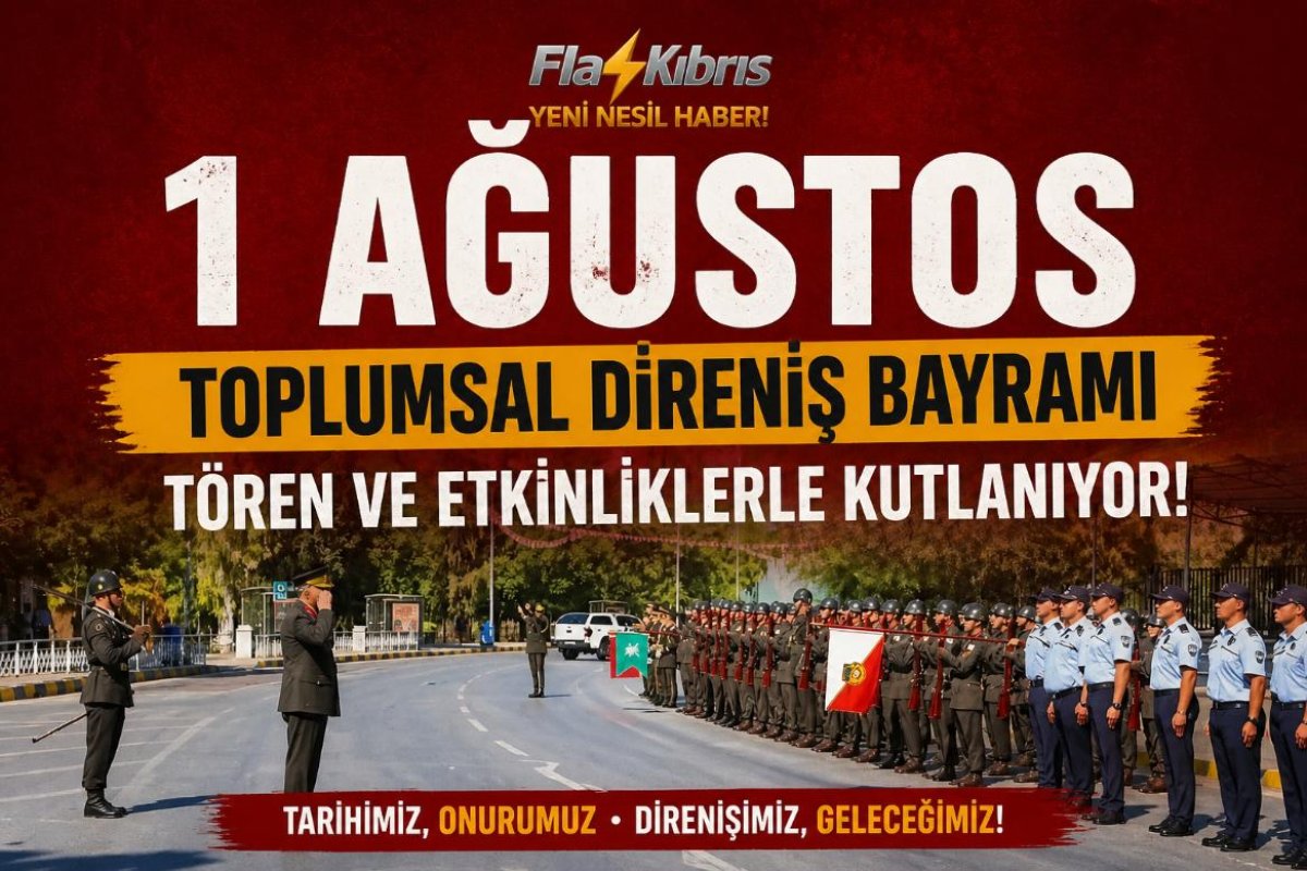 KKTC’de 1 Ağustos Coşkusu: Törenler ve Etkinlikler Gün Boyu Sürecek