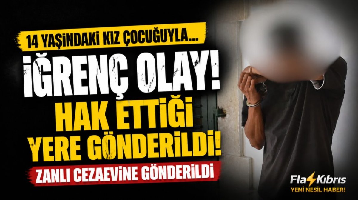 14 Yaşındaki Çocuğa Cinsel Tecavüz Zanlısı Cezaevine Gönderildi