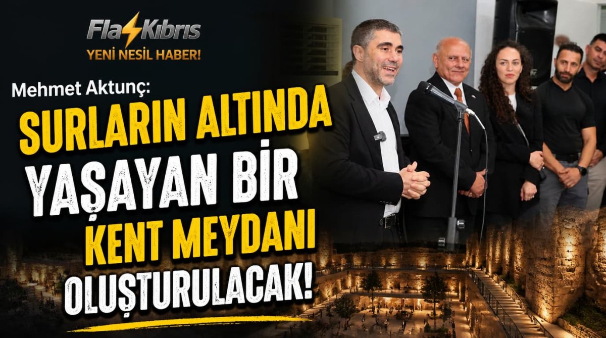 Mehmet Aktunç: Surların altında yaşayan bir kent meydanı oluşturulacak