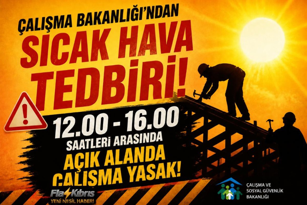 Çalışma Bakanlığı'ndan Sıcak Hava Tedbiri