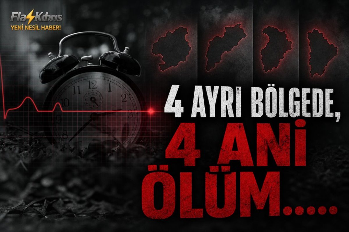 Alayköy, Gazimağusa, İskele ve Bahçeli'de ani ölüm