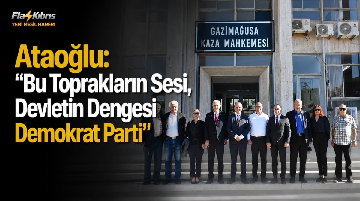Ataoğlu: “Bu Topraklarin Sesi, Devletin Dengesi Demokrat Parti”
