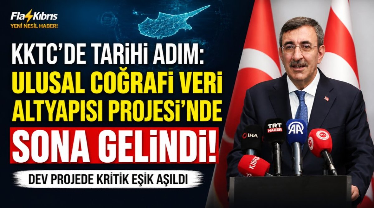 Cevdet Yılmaz: KKTC’de Ulusal Coğrafi Veri Altyapısı Projesi’nde sona gelindi