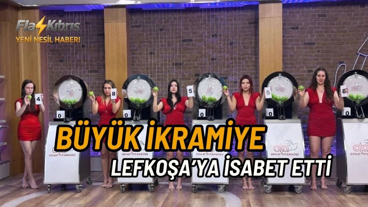 Büyük ikramiye ‘48558’ numaralı bilete isabet etti