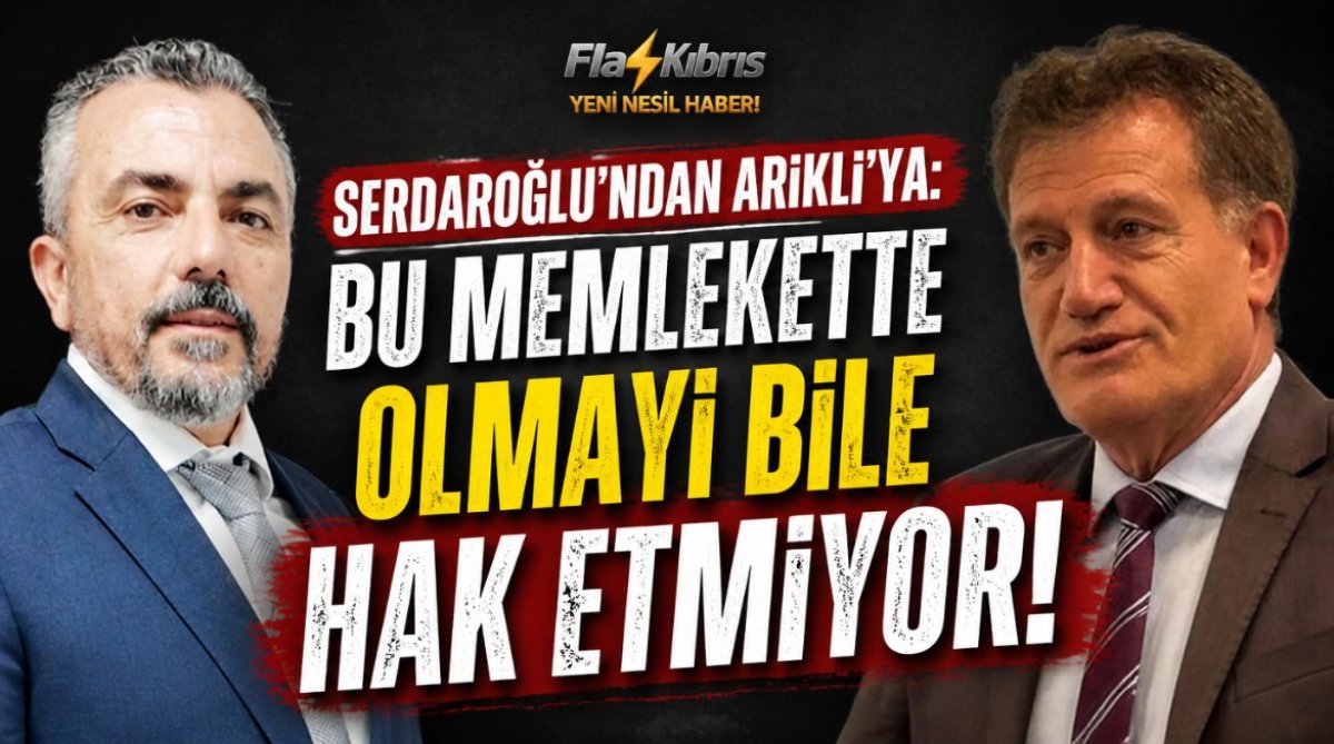 Serdaroğlu'ndan Arıklı'ya: Bu memlekette olmayı bile hak etmiyor