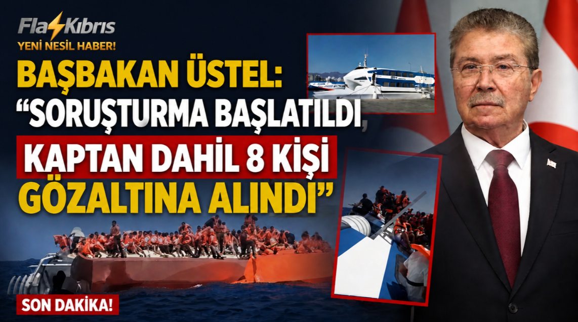 Üstel: “Kıbrıs’ın Yaşadığı En Büyük Deniz Felaketiyle Karşı Karşıyayız”