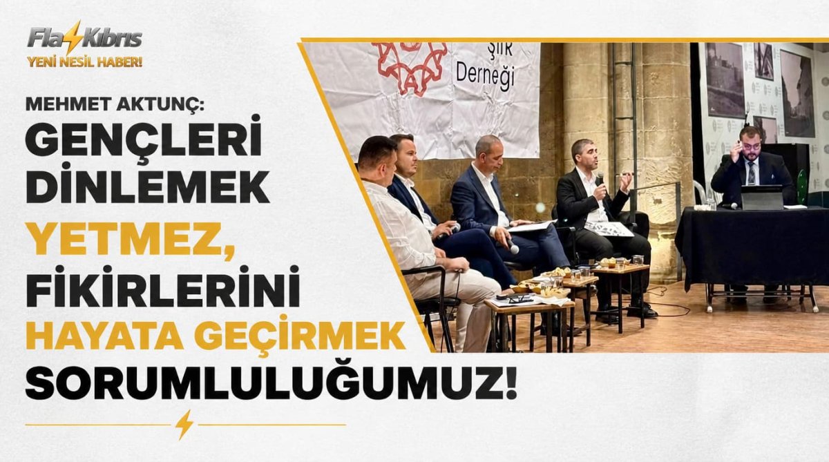 Mehmet Aktunç: Gençleri dinlemek yetmez, fikirlerini hayata geçirmek sorumluluğumuz