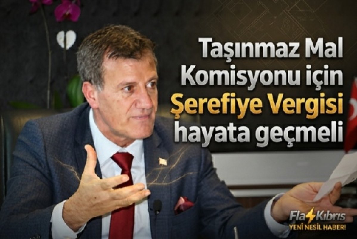 Arıklı: Taşınmaz Mal Komisyonu için Şerefiye Vergisi hayata geçmeli