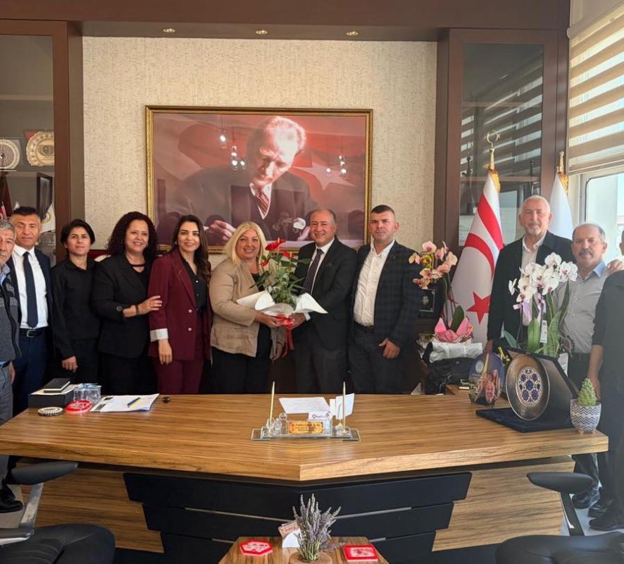 KKTC Adanalılar Kültür Dayanışma ve Aktivite Derneği heyeti Tuğlu’yu ziyaret etti