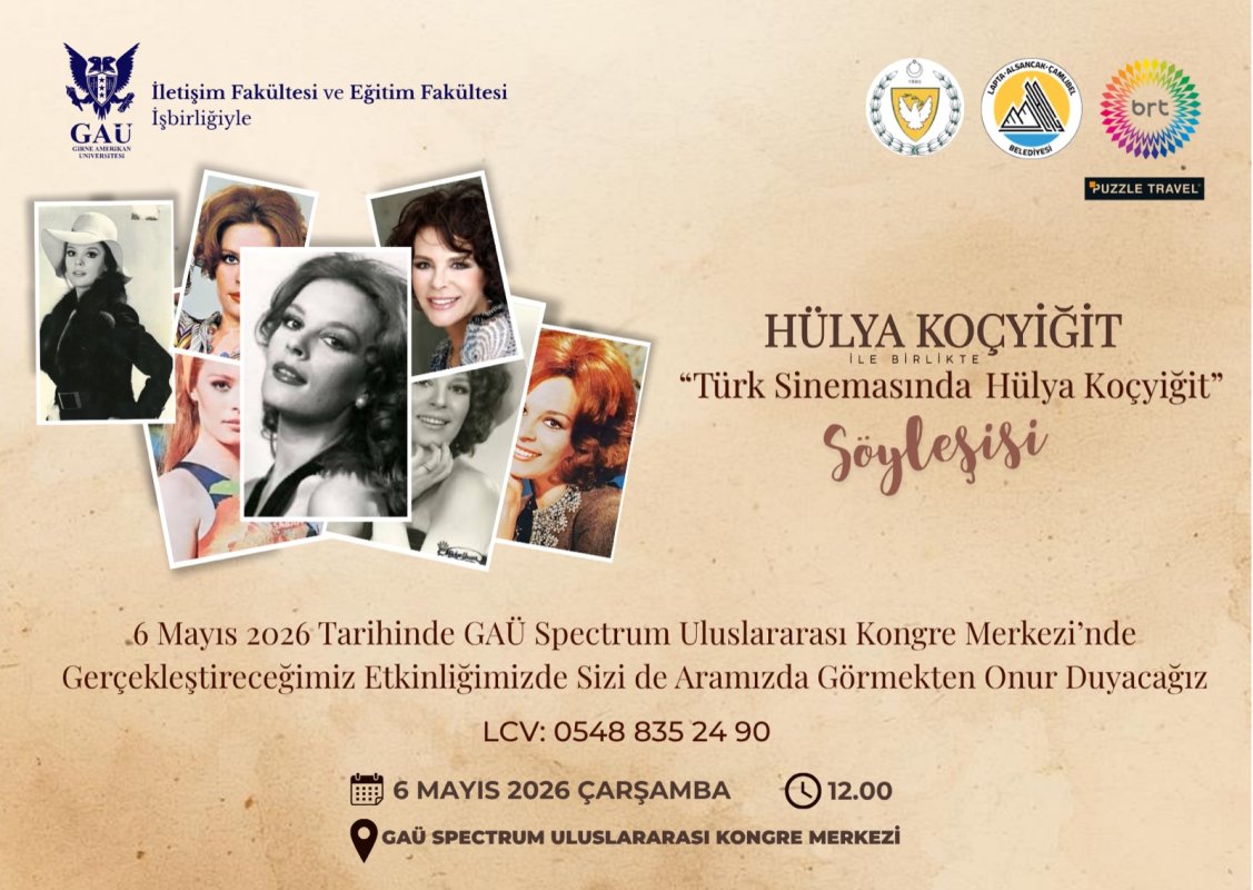 Koçyiğit, GAÜ’de adına düzenlenen söyleşiye katılacak