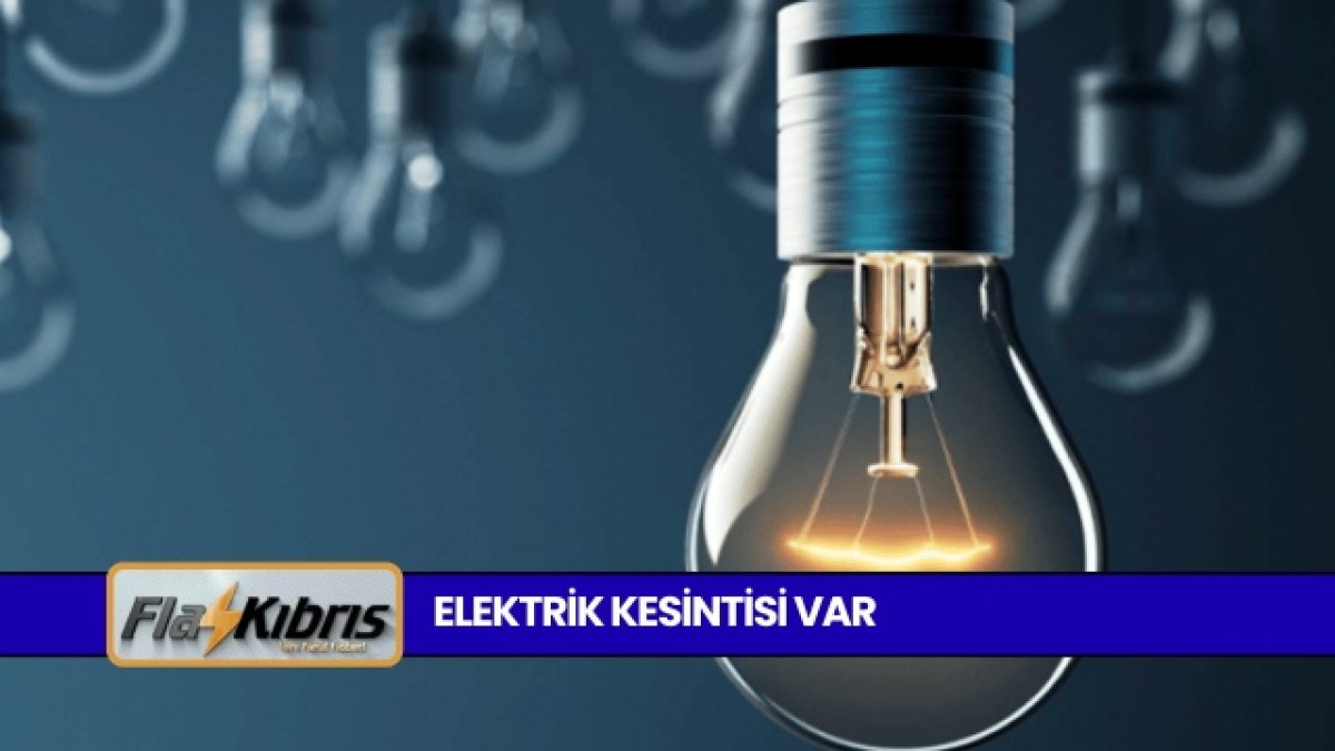 Elektrik kesintisi olacak
