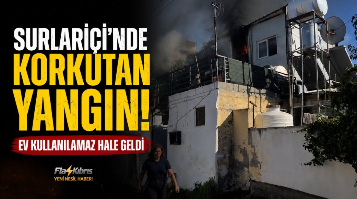 Surlariçi’nde korkutan yangın