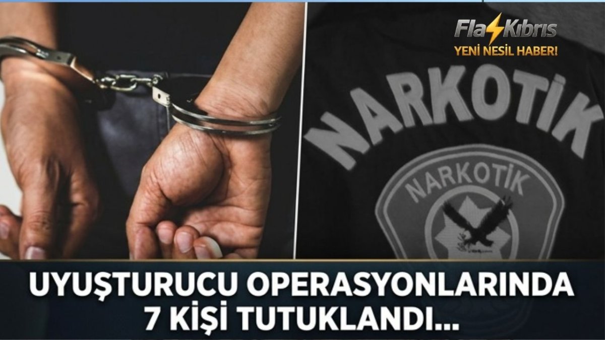 İskele, Lefkoşa, Ercan, Girne ve Gazimağusa’da uyuşturucu operasyonu